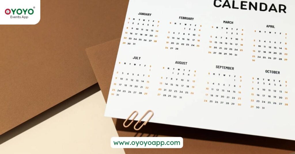 How to Create an Event Timeline and Stay Organised - Oyoyo Events App